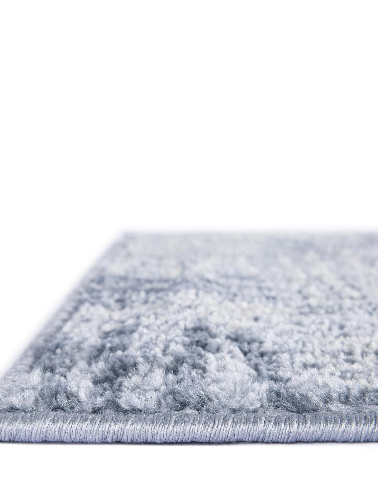 Light Blue 2' 7 x 10' Hanahan Runner Area Rug 100% Polypropylene With Jute Backing Abstract Geometric Modern Carpet for Living, Dining Room, Office Space for Sale at Rug Engine