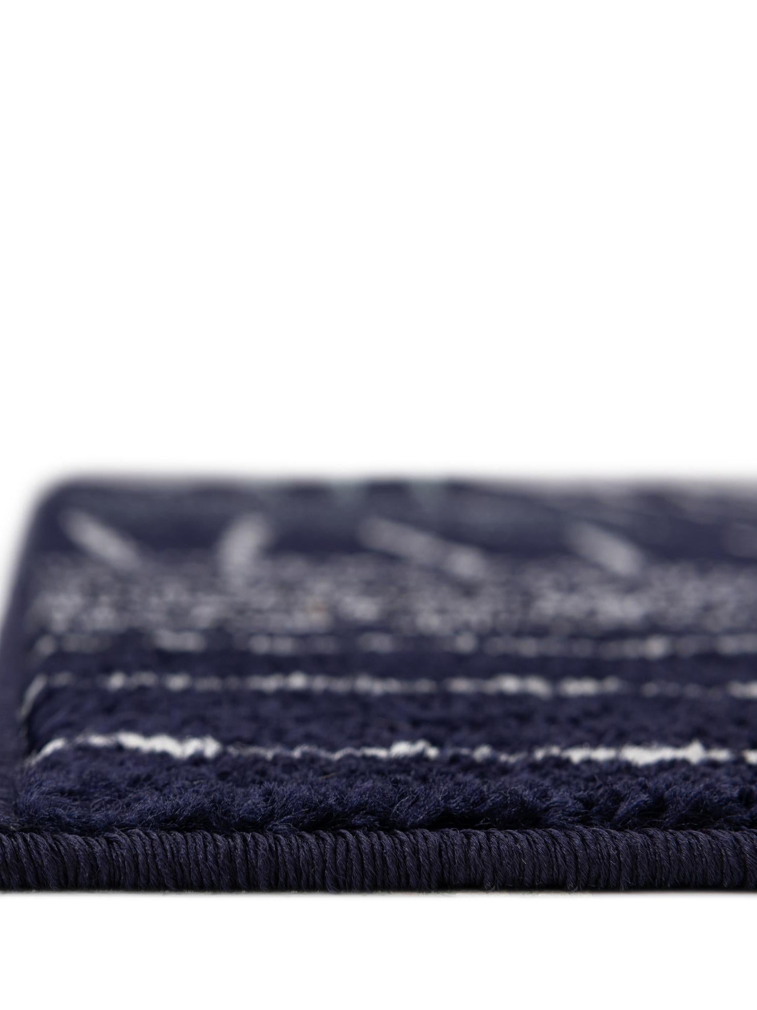 Navy Blue 7' 10 x 10' Hanahan Rectangle Area Rug 100% Polypropylene With Jute Backing Abstract Geometric Modern Carpet for Living, Dining Room, Office Space for Sale at Rug Engine