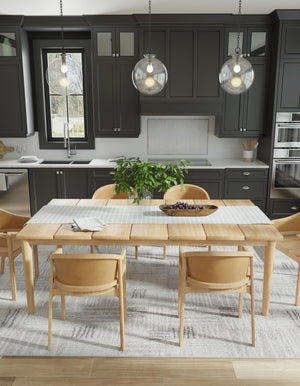Gray 5' 3 x 8' Hanahan Rectangle Area Rug 100% Polypropylene With Jute Backing Abstract Geometric Modern Carpet for Living, Dining Room, Office Space for Sale at Rug Engine