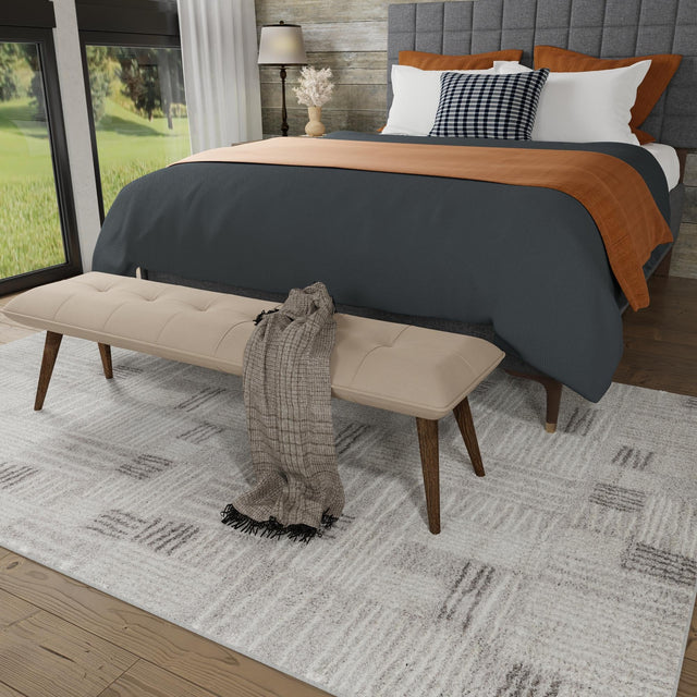 Gray 10' x 14' 1 Hanahan Rectangle Area Rug 100% Polypropylene With Jute Backing Abstract Geometric Modern Carpet for Living, Dining Room, Office Space for Sale at Rug Engine