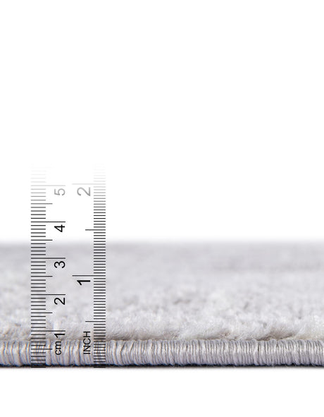 Gray 2' 7 x 12' Hanahan Runner Area Rug 100% Polypropylene With Jute Backing Abstract Geometric Modern Carpet for Living, Dining Room, Office Space for Sale at Rug Engine