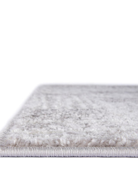 Gray 7' 10 x 7' 10 Hanahan Square Area Rug 100% Polypropylene With Jute Backing Abstract Geometric Modern Carpet for Living, Dining Room, Office Space for Sale at Rug Engine