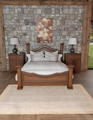 Gray Brown 8' x 10' Braided Jute Rectangle Rug