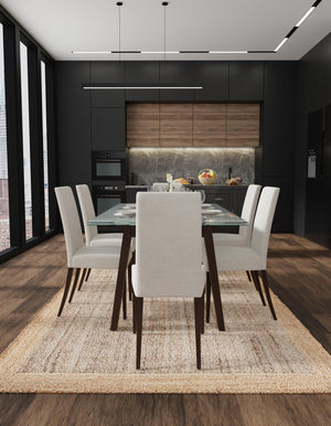 Gray Brown 4' 1 x 6' 1 Braided Jute Rectangle Rug