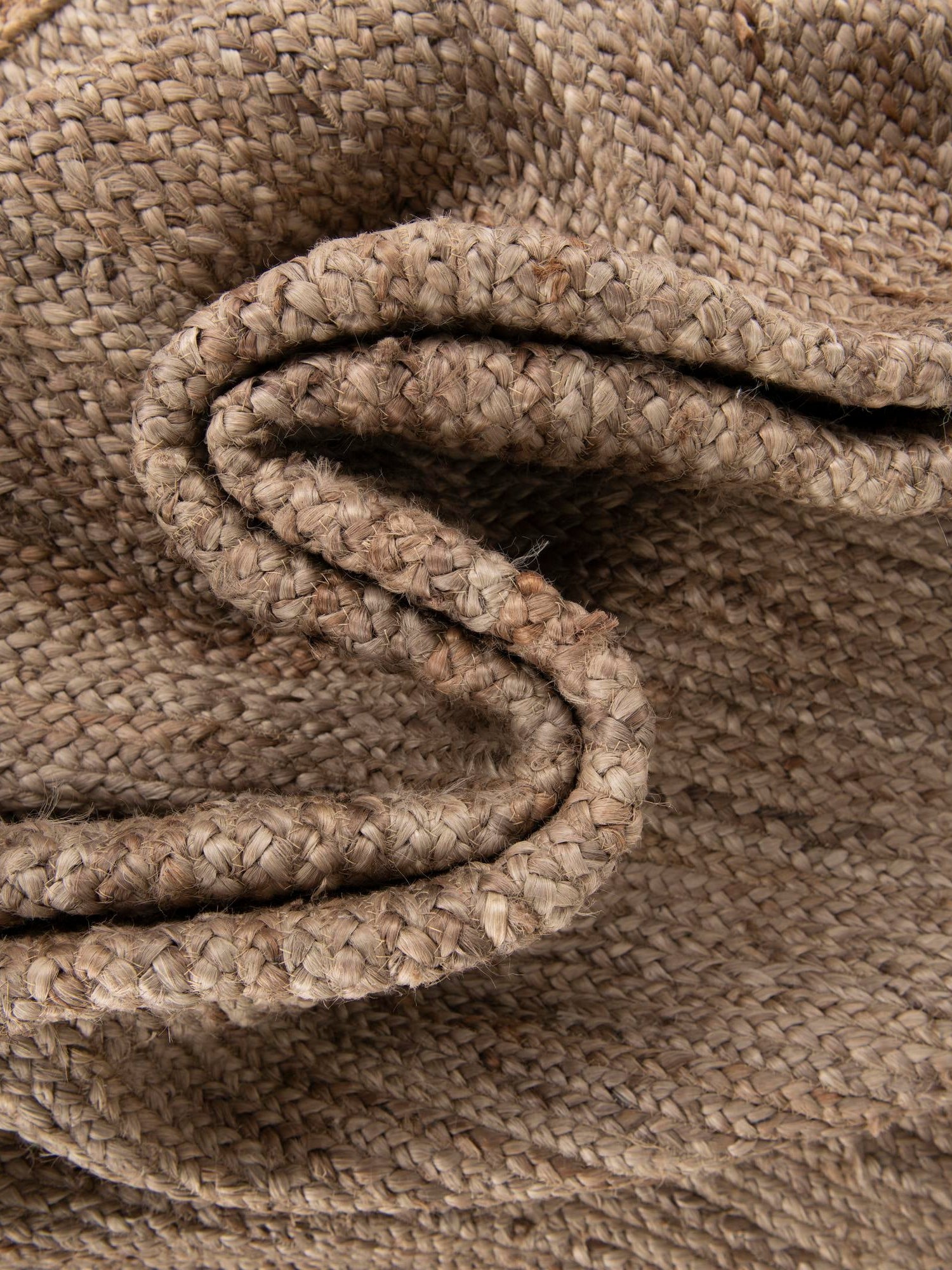 Gray Brown 9' x 12' Braided Jute Rectangle Area Rug 100% Jute Hand Braided Natural Eco-Friendly Boho Style Carpet for Living Rooms Dining Office Space Dorms for Sale at Rug Engine