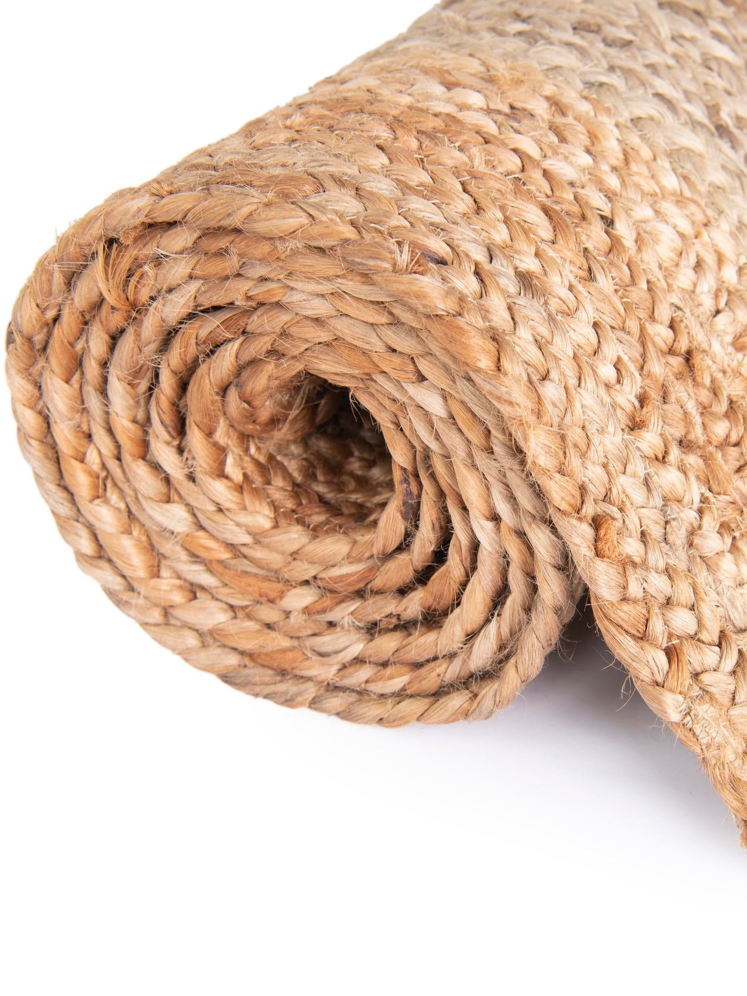 Gray Brown 9' x 12' Braided Jute Rectangle Area Rug 100% Jute Hand Braided Natural Eco-Friendly Boho Style Carpet for Living Rooms Dining Office Space Dorms for Sale at Rug Engine