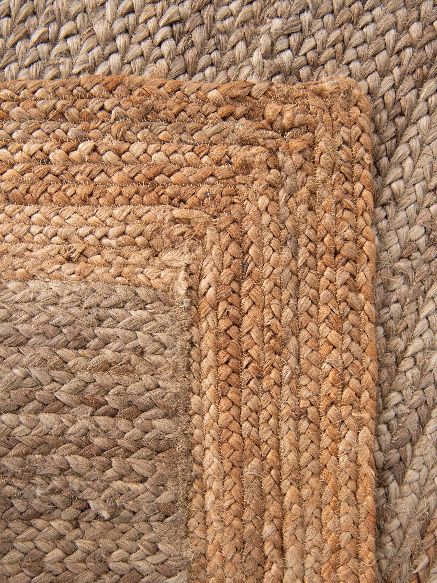 Gray Brown 2' x 6' 1 Braided Jute Runner Area Rug 100% Jute Hand Braided Natural Eco-Friendly Boho Style Carpet for Living Rooms Dining Office Space Dorms for Sale at Rug Engine