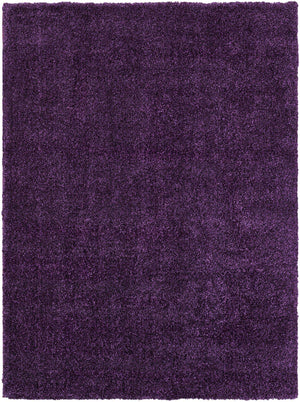Violet 5' 3 x 7' 1 Solo Rectangle Area Rug Thick Soft Touch Fluffy & Plush Shaggy Pile