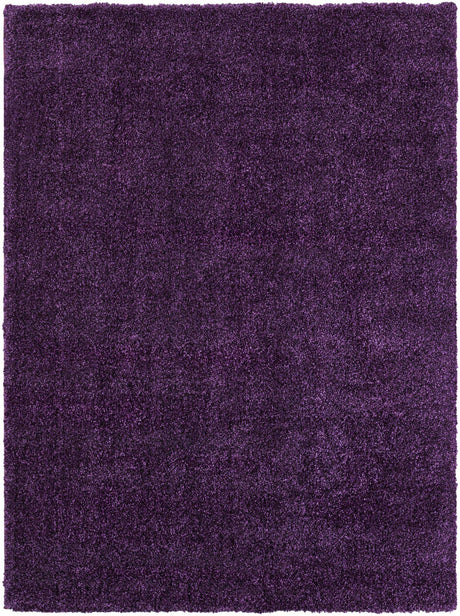 Violet 5' 3 x 7' 1 Solo Rectangle Area Rug Thick Soft Touch Fluffy & Plush Shaggy Pile
