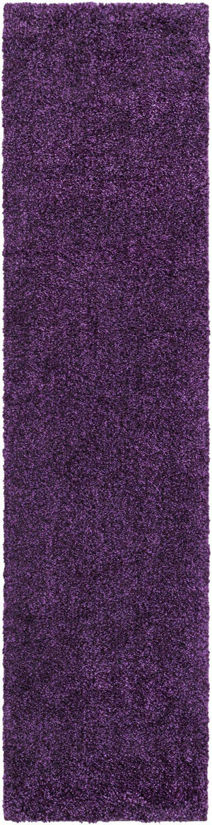 Violet 2' x 8' Solo Runner Area Rug Thick Soft Touch Fluffy & Plush Shaggy Pile