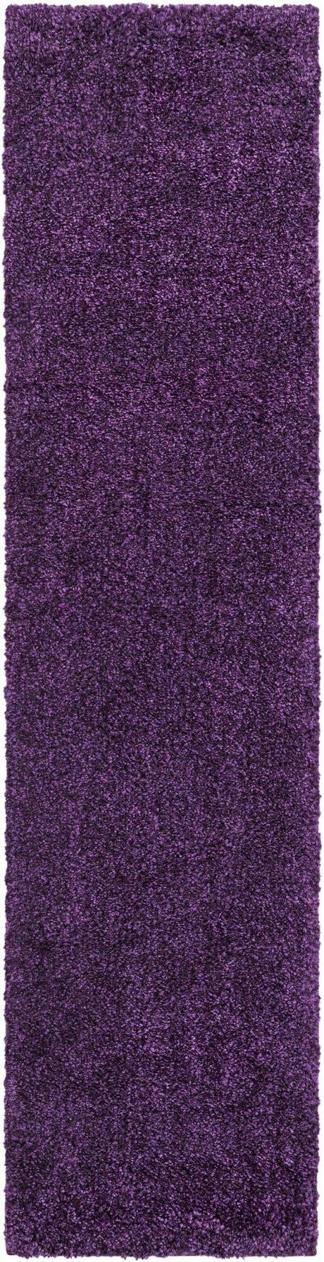 Violet 2' x 8' Solo Runner Area Rug Thick Soft Touch Fluffy & Plush Shaggy Pile