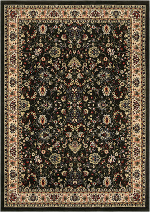 Green 7' 10 x 11' Sialk Hill Rectangle Area Rug 100% Polypropylene Durable Easy Clean Classic Traditional Design Carpet for Interior Design for Sale at Rug Engine