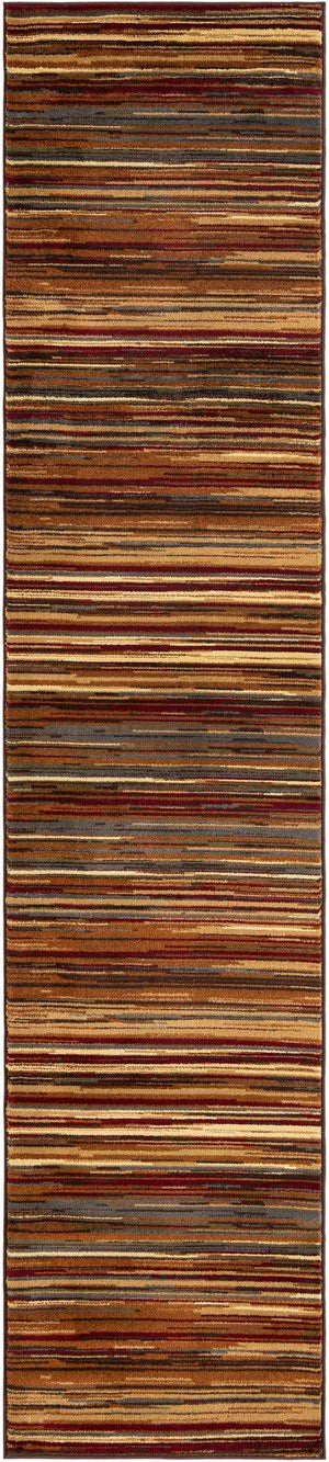 Beige 2' 7 x 12' Barista Runner Area Rug 100% Polypropylene Abstract Modern Geometric Carpet for Living Room Dining Office Dorm Room Decor for Sale at Rug Engine