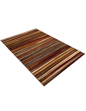 Beige 5' 3 x 7' 1 Barista Rectangle Area Rug 100% Polypropylene Abstract Modern Geometric Carpet for Living Room Dining Office Dorm Room Decor for Sale at Rug Engine