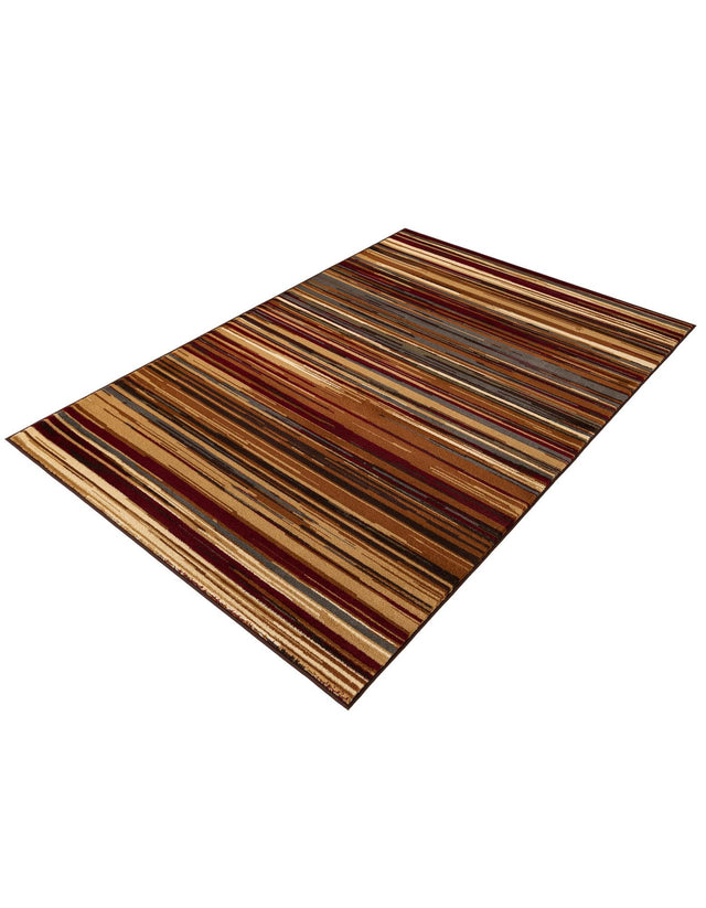 Beige 5' 3 x 7' 1 Barista Rectangle Area Rug 100% Polypropylene Abstract Modern Geometric Carpet for Living Room Dining Office Dorm Room Decor for Sale at Rug Engine
