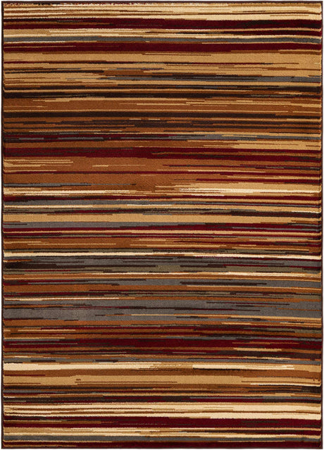 Beige 5' 3 x 7' 1 Barista Rectangle Area Rug 100% Polypropylene Abstract Modern Geometric Carpet for Living Room Dining Office Dorm Room Decor for Sale at Rug Engine