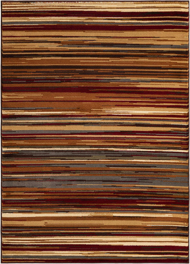Beige 5' 3 x 7' 1 Barista Rectangle Area Rug 100% Polypropylene Abstract Modern Geometric Carpet for Living Room Dining Office Dorm Room Decor for Sale at Rug Engine