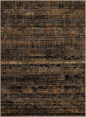 Blue 5' 3 x 7' 1 Saturn Rectangle Area Rug Stain Resistant Easy Clean Classic Vintage Design Durable Carpet for Affordable Home Interiors for Sale at Rug Engine