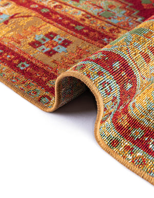 Red Green Blue 2' x 3' 1 Outdoor Traditional Rectangle Area Rug Weather Resistant for Patio, Deck, Terrace, Balcony, Porch Classical Design Outside Carpet for Sale at Rug Engine