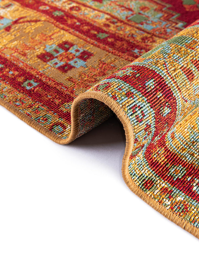 Red Green Blue 2' x 3' 1 Outdoor Traditional Rectangle Area Rug Weather Resistant for Patio, Deck, Terrace, Balcony, Porch Classical Design Outside Carpet for Sale at Rug Engine