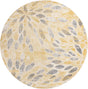 Yellow 10' 2 x 10' 2 Sumter Round Area Rug Contemporary Durable Easy Clean Carpet for Bedrooms, Living Areas, Dining, Office, Dorms for Sale at Rug Engine