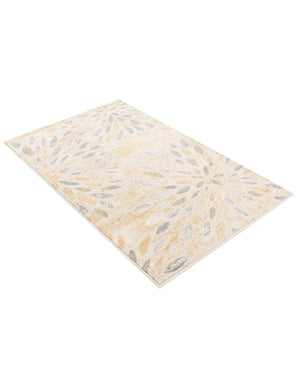 Yellow 3' 3 x 5' 3 Sumter Rectangle Area Rug Contemporary Durable Easy Clean Carpet for Bedrooms, Living Areas, Dining, Office, Dorms for Sale at Rug Engine