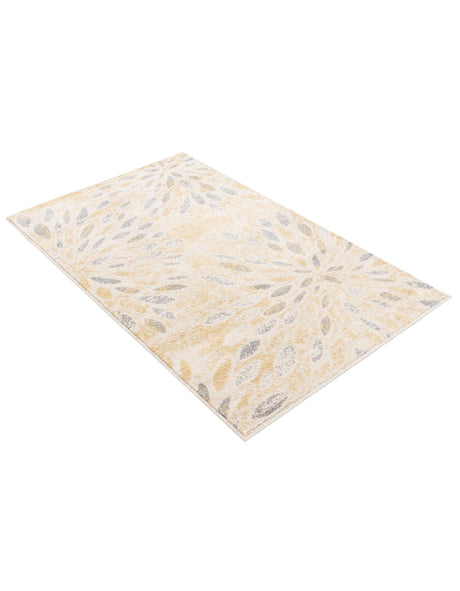 Yellow 3' 3 x 5' 3 Sumter Rectangle Area Rug Contemporary Durable Easy Clean Carpet for Bedrooms, Living Areas, Dining, Office, Dorms for Sale at Rug Engine