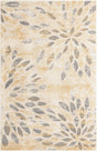 Yellow 6' 1 x 9' Sumter Rectangle Area Rug Contemporary Durable Easy Clean Carpet for Bedrooms, Living Areas, Dining, Office, Dorms for Sale at Rug Engine