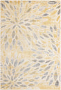 Yellow 7' 1 x 10' Sumter Rectangle Area Rug Contemporary Durable Easy Clean Carpet for Bedrooms, Living Areas, Dining, Office, Dorms for Sale at Rug Engine