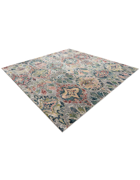 Multicolor 10' 2 x 10' 2 Sumter Square Area Rug Contemporary Durable Easy Clean Carpet for Bedrooms, Living Areas, Dining, Office, Dorms for Sale at Rug Engine