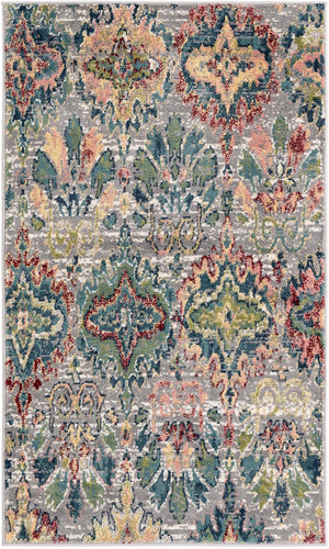 Multicolor 3' 3 x 5' 3 Sumter Rectangle Area Rug Contemporary Durable Easy Clean Carpet for Bedrooms, Living Areas, Dining, Office, Dorms for Sale at Rug Engine