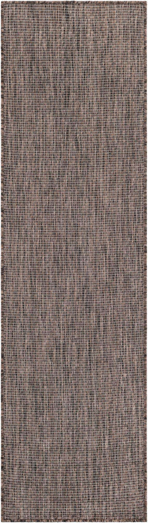 Light Brown 2' x 7' 1 Outdoor Solid Runner Area Rug Weather Resistant for Patio, Deck, Terrace, Balcony, Porch 100% Polypropylene Minimalist Waterproof Carpet for Sale at Rug Engine