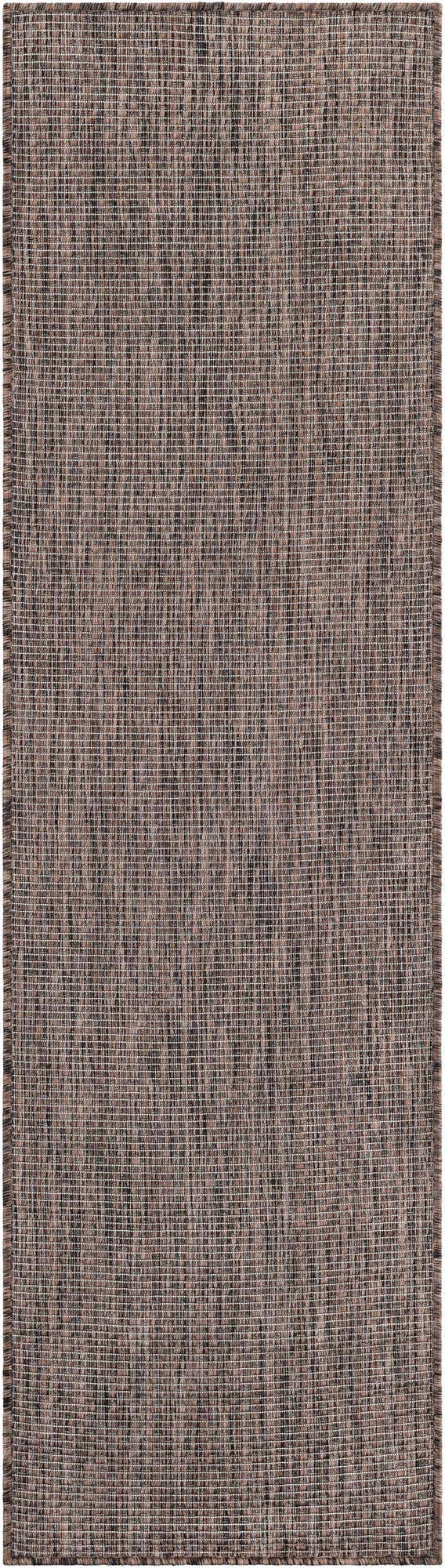 Light Brown 2' x 7' 1 Outdoor Solid Runner Area Rug Weather Resistant for Patio, Deck, Terrace, Balcony, Porch 100% Polypropylene Minimalist Waterproof Carpet for Sale at Rug Engine