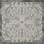 Charcoal Gray 6' 1 x 6' 1 Outdoor Aztec Square Area Rug Weather Resistant for Patio, Deck, Terrace, Balcony, Porch 100% Polypropylene Traditional Carpet Mat for Sale at Rug Engine