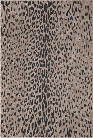 Natural 6' 1 x 9' Outdoor Safari Rectangle Area Rug Weather Resistant for Patio, Deck, Terrace, Balcony, Porch Animal Print Wildlife Nature Carpet for Sale at Rug Engine