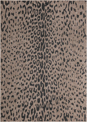 Natural 7' 1 x 10' Outdoor Safari Rectangle Area Rug Weather Resistant for Patio, Deck, Terrace, Balcony, Porch Animal Print Wildlife Nature Carpet for Sale at Rug Engine