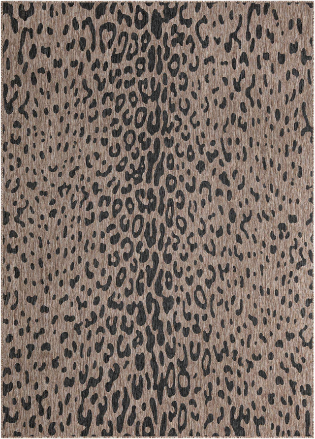 Natural 7' 1 x 10' Outdoor Safari Rectangle Area Rug Weather Resistant for Patio, Deck, Terrace, Balcony, Porch Animal Print Wildlife Nature Carpet for Sale at Rug Engine