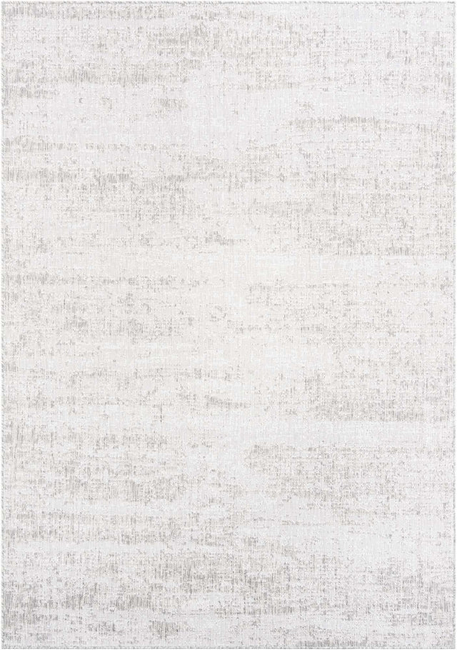Gray 7' 1 x 10' Outdoor Modern Rectangle Area Rug Weather Resistant for Patio, Deck, Terrace, Balcony, Porch 100% Polypropylene Modern Outside Carpet for Sale at Rug Engine