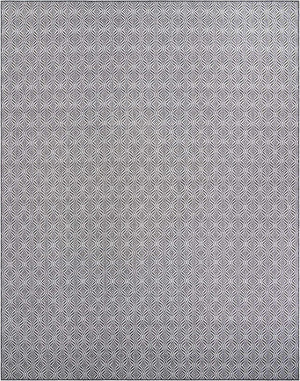 Charcoal 10' x 13' 1 Outdoor Trellis Rectangle Area Rug Weather Resistant for Patio, Deck, Terrace, Balcony, Porch Geometric Design Water Safe Outside Carpet for Sale at Rug Engine