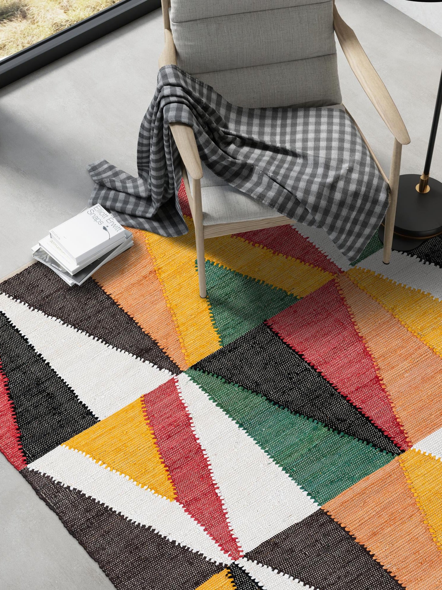 Multicolor 9' x 12' Chindi Cotton Rectangle Area Rug Interior Design Home Decor Carpet Mat for Sale at Rug Engine