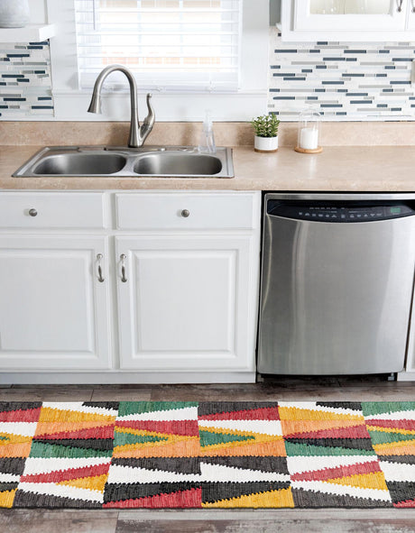 Multicolor 2' x 6' 1 Chindi Cotton Runner Area Rug Interior Design Home Decor Carpet Mat for Sale at Rug Engine