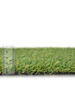 Green 5' 1 x 5' 1 Outdoor Grass Round Area Rug Thick Soft Touch Fluffy & Plush Shaggy Pile Weather Resistant for Patio, Deck, Terrace, Balcony, Porch