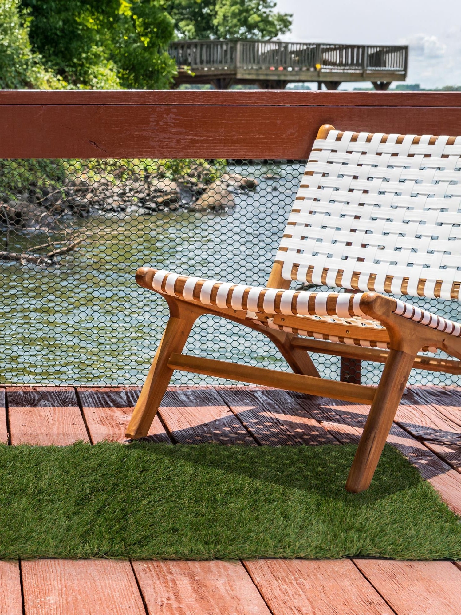 Green 2' 7 x 12' Outdoor Grass Runner Area Rug Thick Soft Touch Fluffy & Plush Shaggy Pile Weather Resistant for Patio, Deck, Terrace, Balcony, Porch Grass Carpet Mat for Sale at Rug Engine