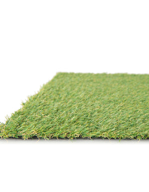 Green 2' 7 x 10' Outdoor Grass Runner Area Rug Thick Soft Touch Fluffy & Plush Shaggy Pile Weather Resistant for Patio, Deck, Terrace, Balcony, Porch