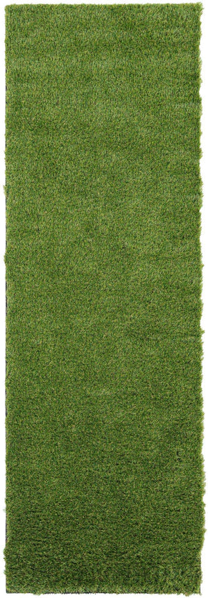 Green 3' x 8' Outdoor Grass Runner Rug