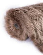 Beige 2' x 6' Natural Sheepskin Runner Rug