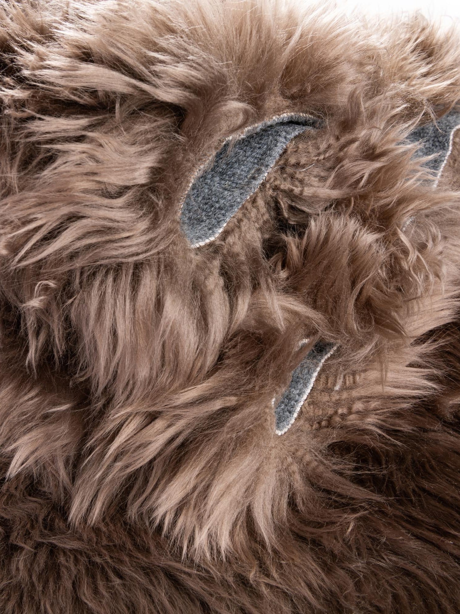 Beige 1' 10 x 3' Natural Sheepskin Freeform Area Rug 100% Genuine Luxury Soft Touch Shaggy Plush Pile Authentic Lambskin Carpet for Interior Design for Sale at Rug Engine