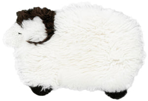 White and Black 2' x 2' 4 Sheepskin Kids Rectangle Rug