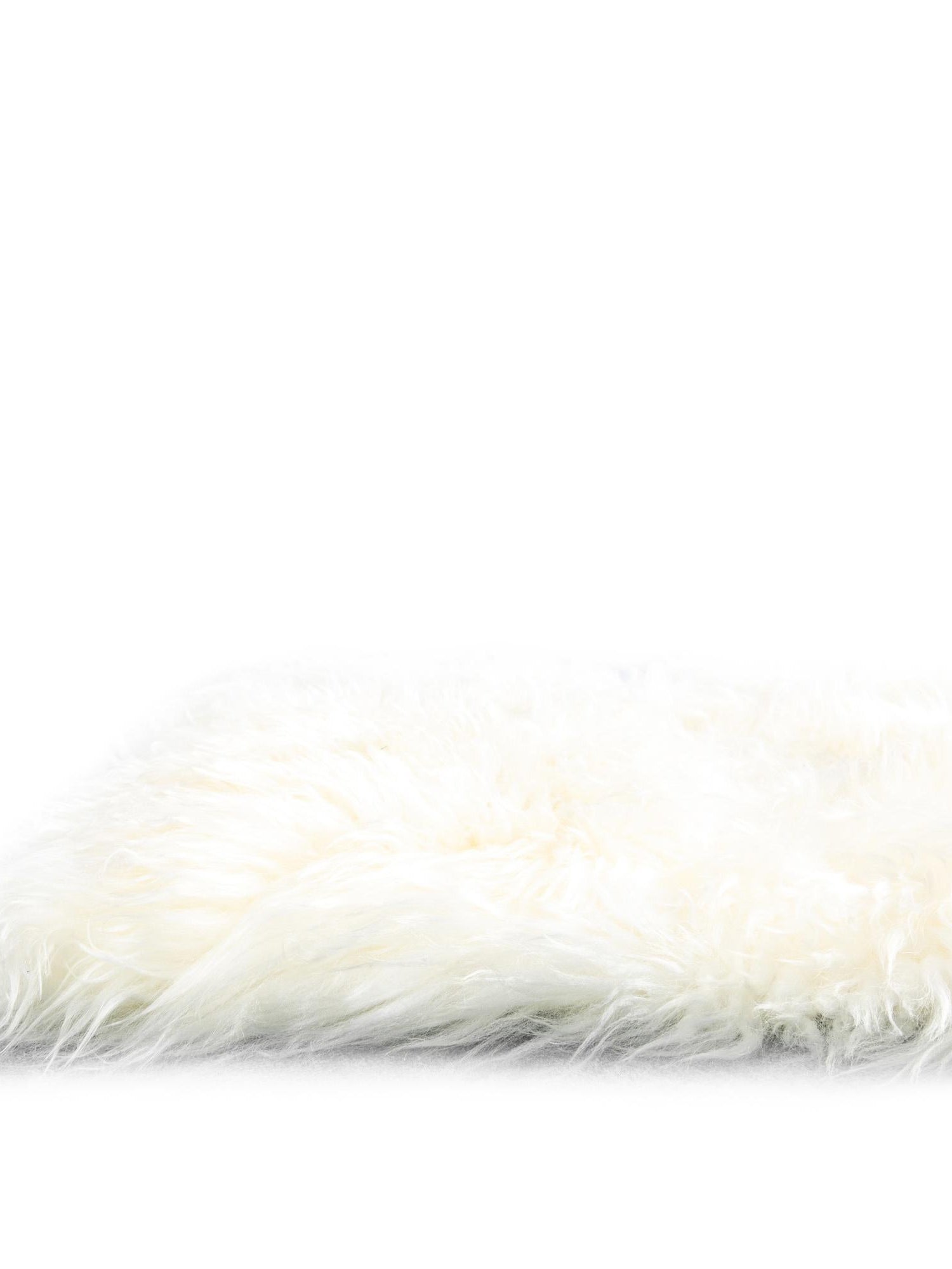 White 2' x 4' Sheepskin Runner Area Rug 100% Genuine Luxury Soft Touch Shaggy Plush Pile
