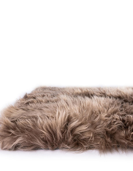 Beige 2' x 6' Sheepskin Runner Area Rug 100% Genuine Luxury Soft Touch Shaggy Plush Pile